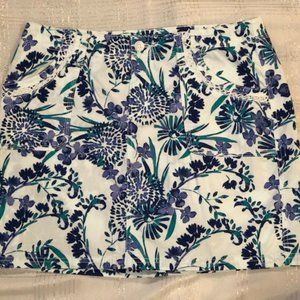 St John's Bay Blue Floral Skort (10)